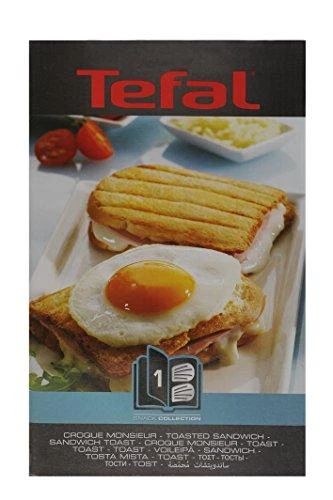 Snack Collection Tefal XA800112 Sumuštinių kepimo plokštės, Juodos spalvos