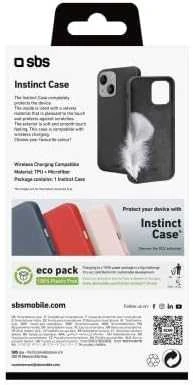 Dėklas SBS Juodas Instinct Cover Tvirtas, aksominis prisilietimas, skirtas iPhone 14/13