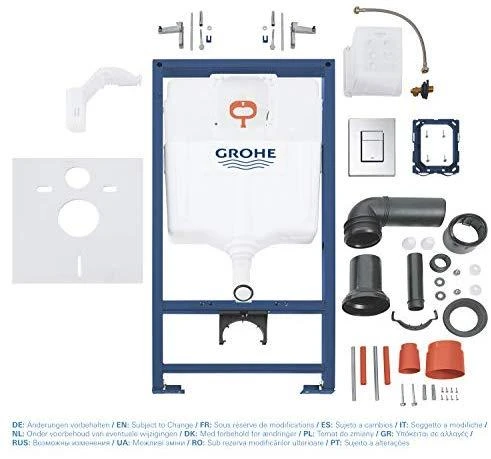 WC potinkinio rėmo komplektas GROHE Rapid SL (5 in 1), 38827000