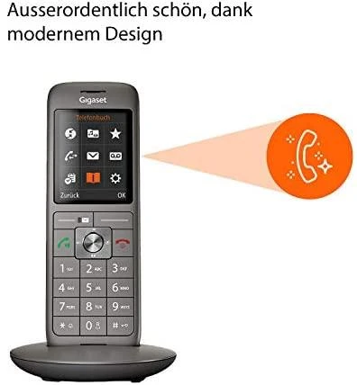 Gigaset CL660HX papildomas ragelis telefonui, pilkas