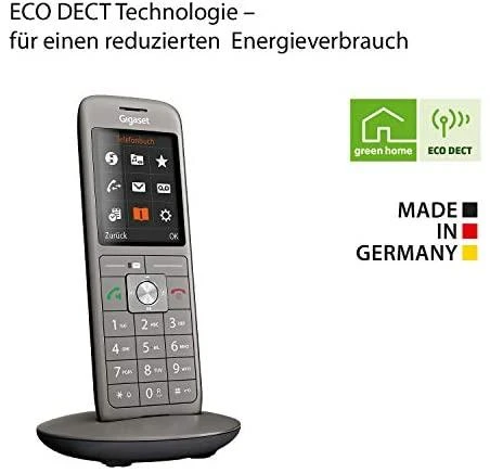 Gigaset CL660HX papildomas ragelis telefonui, pilkas