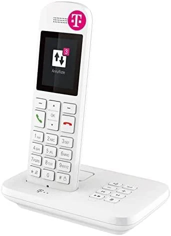 TLM Telekom Sinus A12 Analoginio ryšio / DECT telefonas Balta