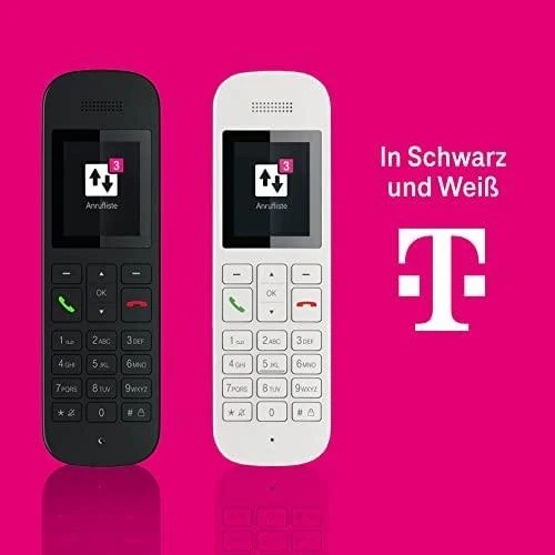 TLM Telekom Sinus A12 Analoginio ryšio / DECT telefonas Balta