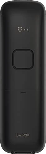 TLM Telekom Sinus PA 207 Plus 1 Analoginio ryšio / DECT telefonas Skambintojo ID Juoda