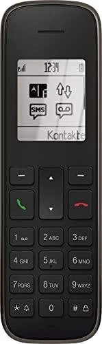 TLM Telekom Sinus PA 207 Plus 1 Analoginio ryšio / DECT telefonas Skambintojo ID Juoda