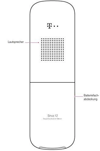 TLM Telekom Sinus 12 Analoginis telefonas Skambintojo ID Juoda