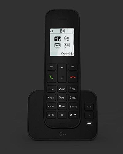 TLM Telekom Sinus A 207 DECT telefonas Skambintojo ID Juoda