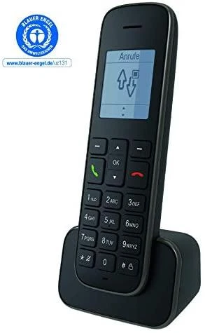TLM Telekom Sinus A 207 DECT telefonas Skambintojo ID Juoda