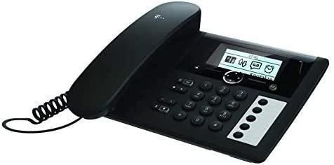 TLM Telekom Sinus PA 207 Plus 1 Analoginio ryšio / DECT telefonas Skambintojo ID Juoda