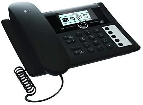 TLM Telekom Sinus PA 207 Plus 1 Analoginio ryšio / DECT telefonas Skambintojo ID Juoda
