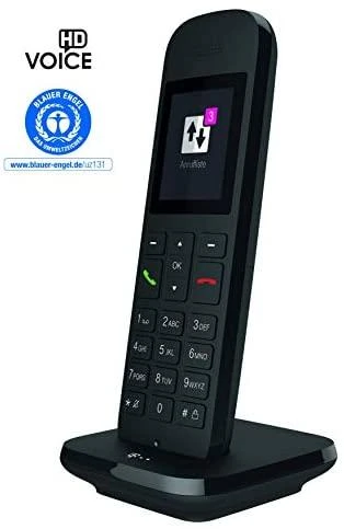 TLM Telekom Speedphone 12 juodas Mobilteil/Ladeschale IP telefonas Juoda TFT