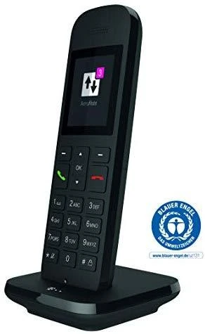 TLM Telekom Speedphone 12 juodas Mobilteil/Ladeschale IP telefonas Juoda TFT
