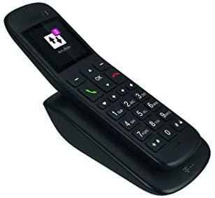TLM Telekom Speedphone 32 DECT telefonas Skambintojo ID Juoda