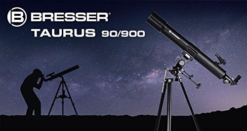 Teleskopas Bresser Taurus 90/900 NG >180x su išmaniojo telefono kameros adapteriu
