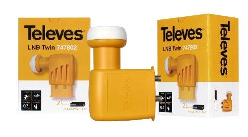 LNB Twin Televes keitiklis su dviem išėjimais