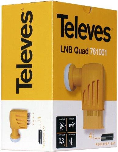 LNB keitiklis Quad Televes