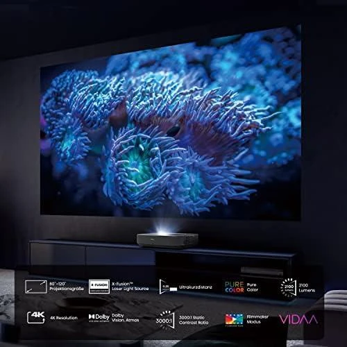 Projektorius Hisense PL1SE 4K lazerinis Ultra Short Throw
