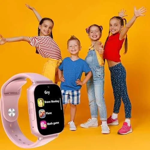 Forever išmanusis laikrodis GPS WiFi 4G Kids Look Me! 3 KW-520 rožinis
