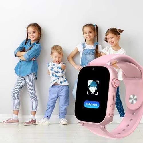 Forever išmanusis laikrodis GPS WiFi 4G Kids Look Me! 3 KW-520 rožinis