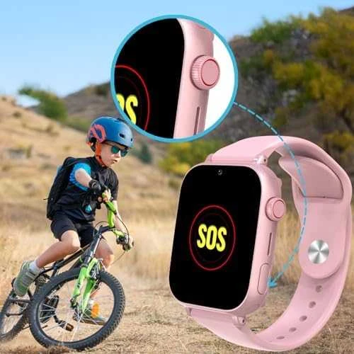 Forever išmanusis laikrodis GPS WiFi 4G Kids Look Me! 3 KW-520 rožinis