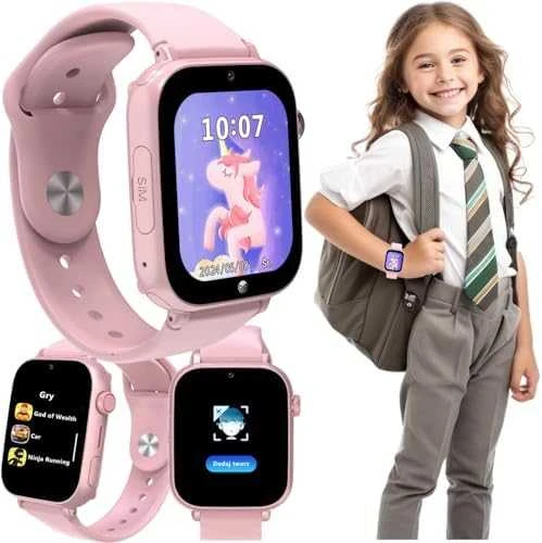Forever išmanusis laikrodis GPS WiFi 4G Kids Look Me! 3 KW-520 rožinis