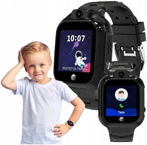Forever išmanusis laikrodis GPS WiFi Kids See Me! 3 KW-320 juodas
