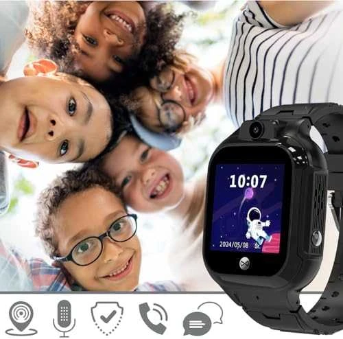 Forever išmanusis laikrodis GPS WiFi Kids See Me! 3 KW-320 juodas