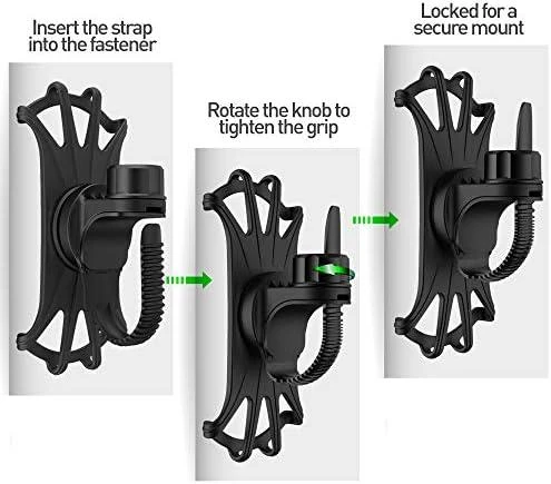 Tellur Bike Phone Holder BPH100 4”-6.5”, Juodas