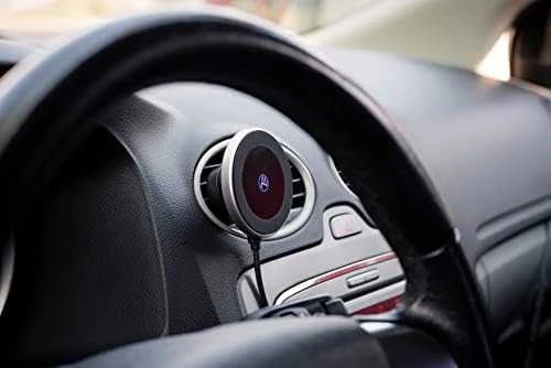 Belaidis magnetinis automobilinis įkroviklis Tellur Qi, juodas