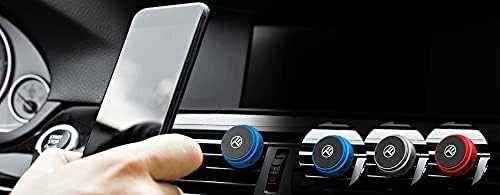 „Tellur FreshDot“ automobilio telefono laikiklis, magnetinis, kvapų rinkinys, antibakterinis, laikiklis oro išleidimo angai „Pilkas“