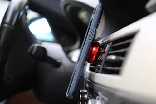 „Tellur FreshDot“ automobilio telefono laikiklis, magnetinis, kramtomosios gumos kvapo rinkinys, laikiklis oro išleidimo angai Raudona