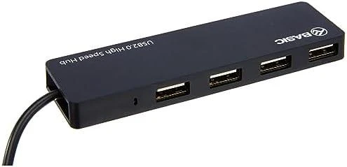 Tellur Basic USB Hub, 4 jungtys, USB 2.0 Juodas