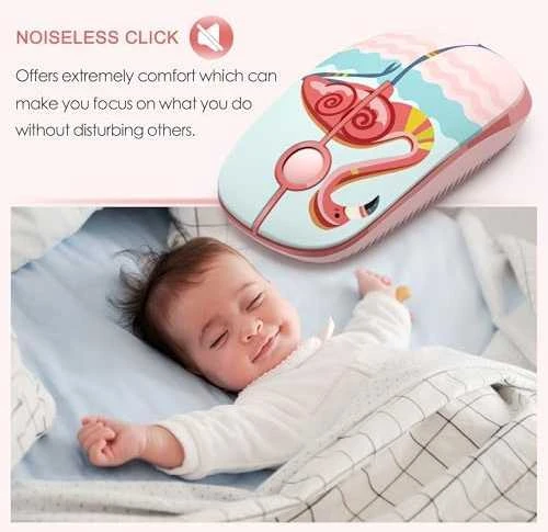 Tellur Kids Belaidė pelė Flamingo