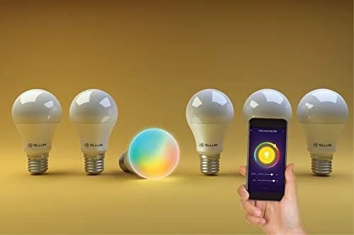 Tellur WiFi Smart Bulb E27, 10W, baltas/warm, dimmer