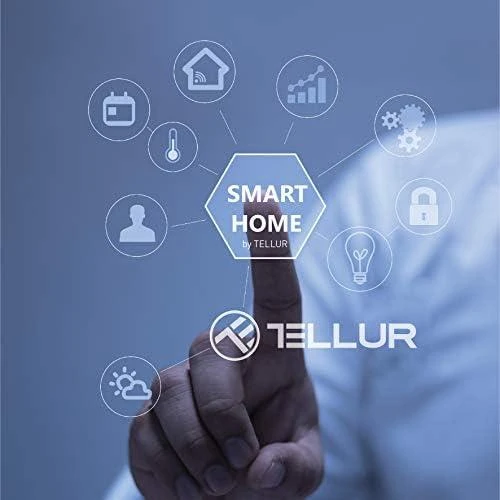 Tellur WiFi Smart Bulb E27, 10W, baltas/warm, dimmer