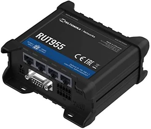 Šakotuvas Extralink Maršrutizatorius LTE Teltonika RUT955T033C0 (3G/4G/LTE SIM, xDSL (laido jungtis LAN), 2,4 GHz)
