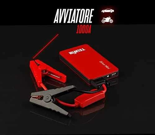 Automobilių akumuliatorių pakrovėjas/užvedimo prietaisas Telwin Drive Mini; 12 V