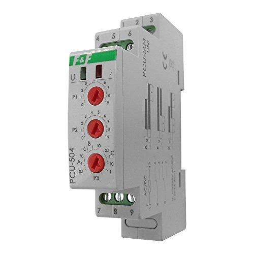 F&F Laiko siųstuvas, kurio maitinimo įtampa 1NO / NC 12 -264V - PCU- 504