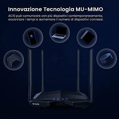 TP-Link „Mercusys“ | AC1200 belaidis dviejų dažnių maršrutizatorius | AC10 | 802.11ac | 300+867 Mbit/s | 10/100 Mbit/s | Ethernet LAN (RJ-45) jungtys 2 | Tinklo palaikymas: Ne | MU-MiMO: Taip | Ne, mobilusis plačiajuostis ryšys: Ne | Antenos tipas: 4 fiksuotos | Ne