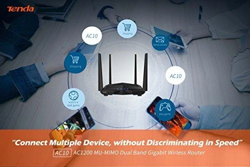 TP-Link „Mercusys“ | AC1200 belaidis dviejų dažnių maršrutizatorius | AC10 | 802.11ac | 300+867 Mbit/s | 10/100 Mbit/s | Ethernet LAN (RJ-45) jungtys 2 | Tinklo palaikymas: Ne | MU-MiMO: Taip | Ne, mobilusis plačiajuostis ryšys: Ne | Antenos tipas: 4 fiksuotos | Ne