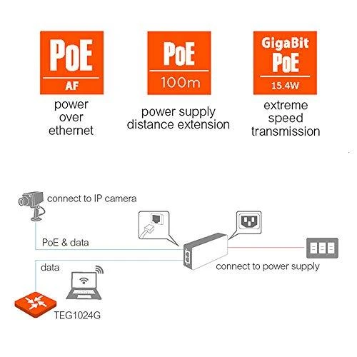 „Tenda POE30G-AT PoE“ adapteris gigabito eternetui
