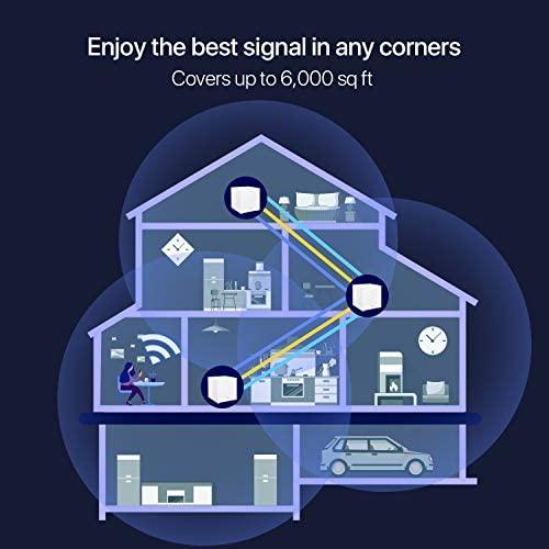Maršrutizatorius Tenda Nova Wi-Fi 5 trijų dažnių juostų maršrutizatorių rinkinys, 3 vnt., MW12-3