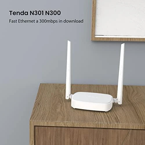 Tenda N301 belaidis maršrutizatorius Greitas Ethernet vienos juostos (2,4 GHz) Baltas
