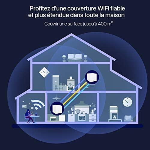 Tenda Nova MW12 Wi-Fi Mesh sistema AC2100, trijų juostų, 350 m², 2 vnt., MW12-2