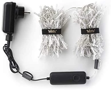 Kalėdinė lempučių girlianda Twinkly Icicle 190 Special LED RGB+W, varvekliai, daugiaspalvė