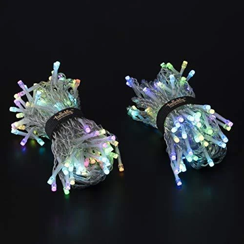 Kalėdinė lempučių girlianda Twinkly Icicle 190 Special LED RGB+W, varvekliai, daugiaspalvė