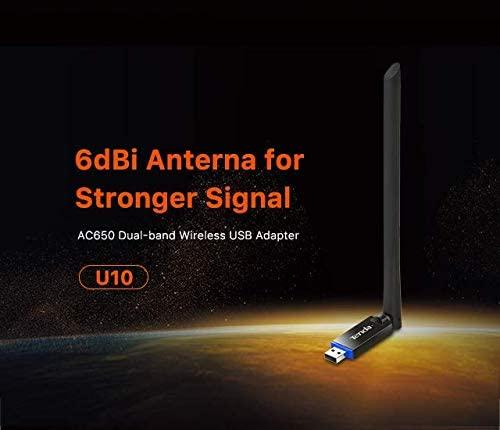 Tenda U10 tinklo plokštė WLAN 433 Mbit/s