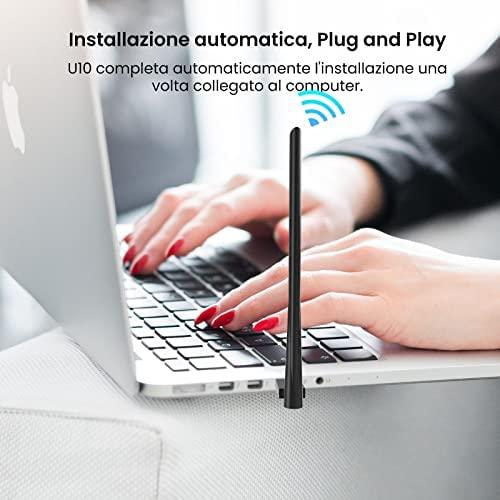 Tenda U10 tinklo plokštė WLAN 433 Mbit/s