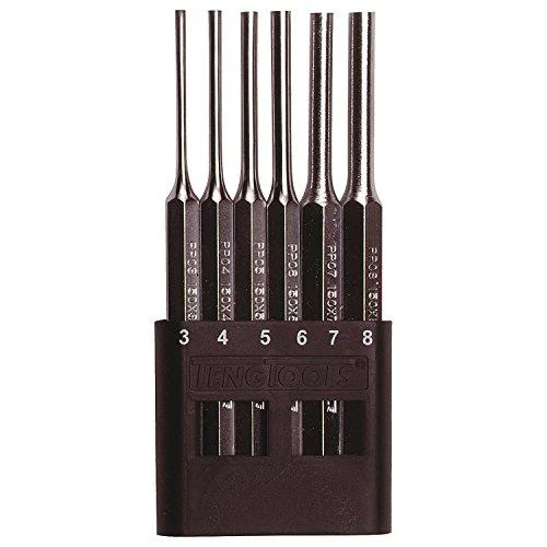 TengTools 9 dalių Kirstukų/skylmušių/žymeklių rinkinys Teng Tools TTPC09