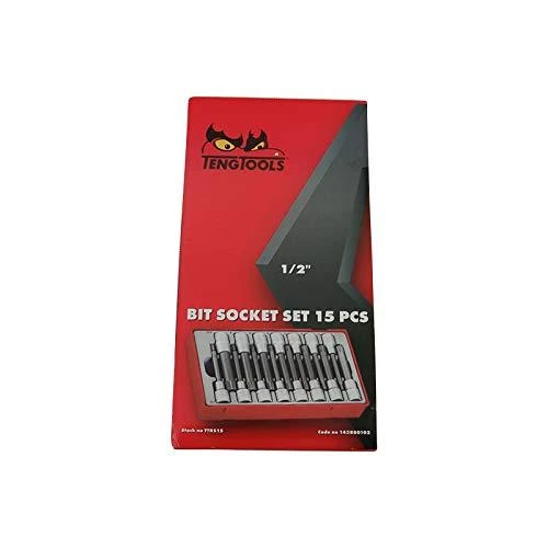 TengTools Galvučių su antgaliais komplektas Teng Tools TTRS15; 15 vnt.